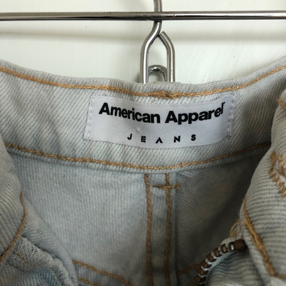 AMERICAN APPAREL DENIM SHORTS - Picture 4 of 8